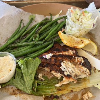 Tide Tables - Blackened Grouper with Green Beans (Gluten Free) - Seafood Near Me - Cortez, Florida Tide Tables - Blackened Grouper with Green Beans (Gluten Free) - Seafood Near Me - Cortez, Florida