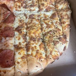 Little Caesars Pizza - NOT A FAN.... Slices-N-Stix