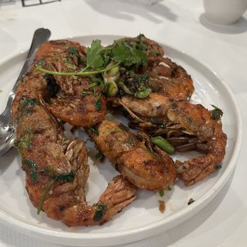 Dim Sum King - Superior soy sauce sauteed Tiger Prawns yummmm - Dim Sum Near Me - Daly City, California