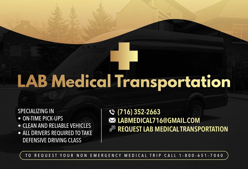 LAB MEDICAL TRANSPORTATION Updated June 2024 Buffalo, New York