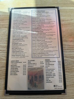 Menu photo 5 SC Cafe San Clemente, CA Menu photo 5 SC Cafe San Clemente, CA