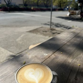 Kits Beach Coffee - Limited but beautiful seating outdoors. A short walk away from kits beach. - Coffee & Tea Near Me - Vancouver, British Columbia