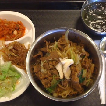 5 Minute Bowl - Bulgogi combo with seaweed soup. - Korean Near Me - Los Angeles, California 5 Minute Bowl - Bulgogi combo with seaweed soup. - Korean Near Me - Los Angeles, California