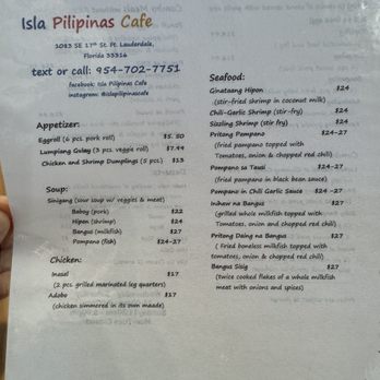 Isla Pilipinas Cafe - Filipino Near Me - Fort Lauderdale, Florida