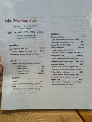 Menu photo 3 Isla Pilipinas Cafe Fort Lauderdale, FL
