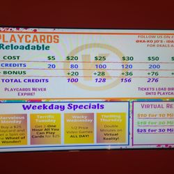 Ka-Ko Jo's - Daily specials and bonus credits