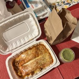 Chicken Enchiladas + Free Chips & Salsa Chicken Enchiladas + Free Chips & Salsa
