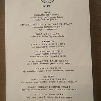 Edge Brasserie - Sunday Brunch $110 Menu - Cocktail Bars Near Me - Miami, Florida Edge Brasserie - Sunday Brunch $110 Menu - Cocktail Bars Near Me - Miami, Florida