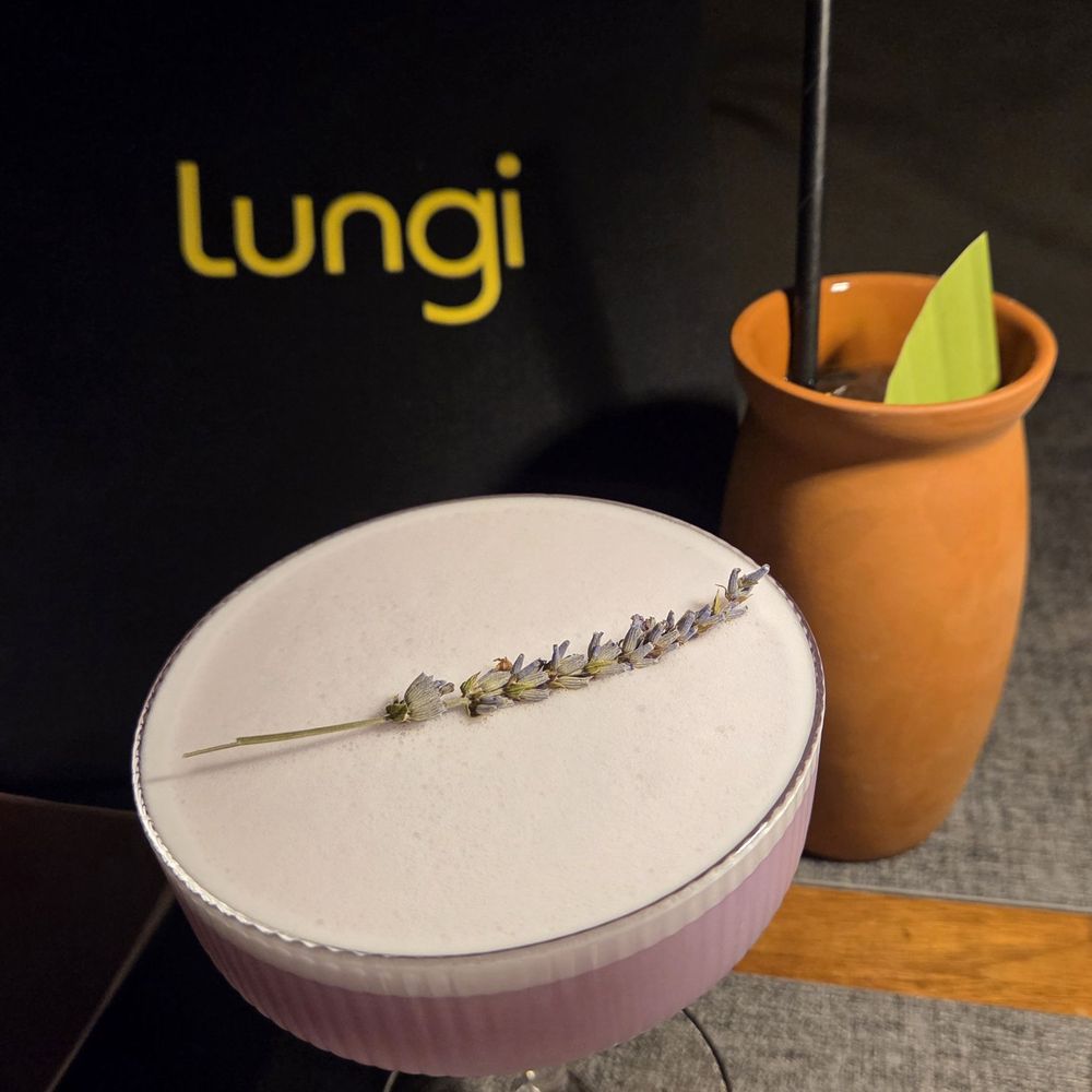 Lungi - Kallu and lavender ube cocktail - Cocktail Bars Near Me - New York, New York Lungi - Kallu and lavender ube cocktail - Cocktail Bars Near Me - New York, New York