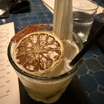 Wooden Pearl - Eagle powers cocktail (replaced the mezcal with tequila) - Seafood Near Me - Anaheim, California Wooden Pearl - Eagle powers cocktail (replaced the mezcal with tequila) - Seafood Near Me - Anaheim, California