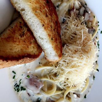Cafe Maji - Mushroom bacon garlic alfredo - Coffee & Tea Near Me - Artesia, California Cafe Maji - Mushroom bacon garlic alfredo - Coffee & Tea Near Me - Artesia, California