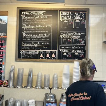 Cravings - Menu - Ice Cream & Frozen Yogurt Near Me - Evergreen Park, Illinois