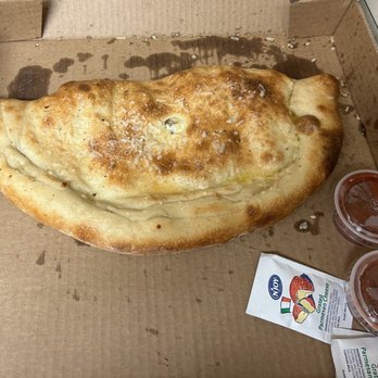 Station Pizza - Calzone with Meatball in it. So good! - Pizza Near Me - San Marcos, California