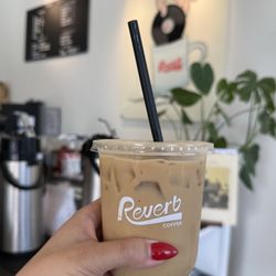 Reverb Coffee - Vanilla latte with oat milk