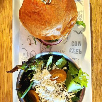 Good Co Bar - Classic Cheeseburger + salad - Bars Near Me - Steveston, British Columbia Good Co Bar - Classic Cheeseburger + salad - Bars Near Me - Steveston, British Columbia