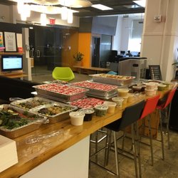 Mouz Meats - Catered lunch for 75 people - Meatloaf Sliders, Pulled Chicken Sandwiches, Roasted Vegetables and Mixed Greens Salad