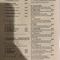Lemon Grass - Menu