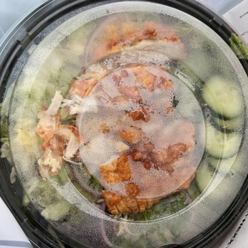 Nexx Burger - - Fried Chicken Salad (told it was 3.5/5 - due to not having enough chicken on the salad) - Burgers Near Me - Downey, California Nexx Burger - - Fried Chicken Salad (told it was 3.5/5 - due to not having enough chicken on the salad) - Burgers Near Me - Downey, California