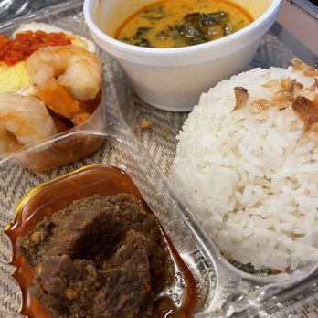 D'jakarta Cafe - Beef Rendang Rice / Nasi Rendang - Indonesian Near Me - Philadelphia, Pennsylvania