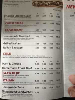 Menu photo 5 Capriotti's Sandwich Shop Riverton, UT Menu photo 5 Capriotti's Sandwich Shop Riverton, UT