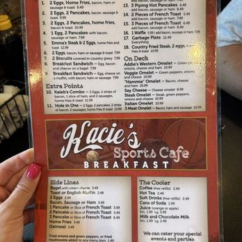 Kacie's Sports Cafe - Breakfast & Brunch Near Me - Uniontown, Pennsylvania