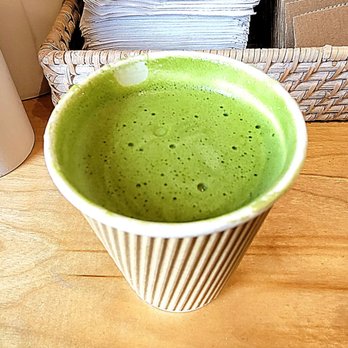 Café Dear Leon - Matcha latte had matcha green tea with steamed milk and micro milk foam. - Cafes Near Me - Baltimore, Maryland Café Dear Leon - Matcha latte had matcha green tea with steamed milk and micro milk foam. - Cafes Near Me - Baltimore, Maryland