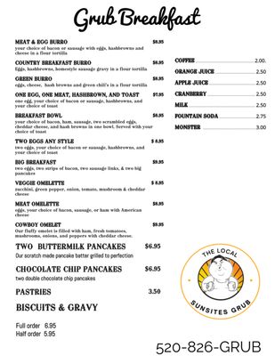 Menu photo 2 The local Sunsites grub Pearce, AZ Menu photo 2 The local Sunsites grub Pearce, AZ