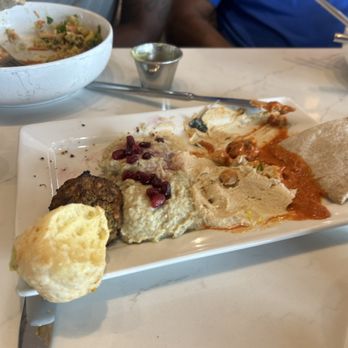 Aubergine Kitchen - HUMMUS PLATE WITH PITA BREAD - Mediterranean Near Me - Lehi, Utah