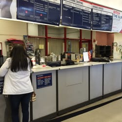 US Post Office - Drop off area with no employees to be seen.