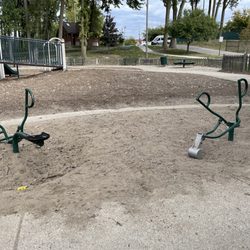 Central Park - Digging area of the playground.