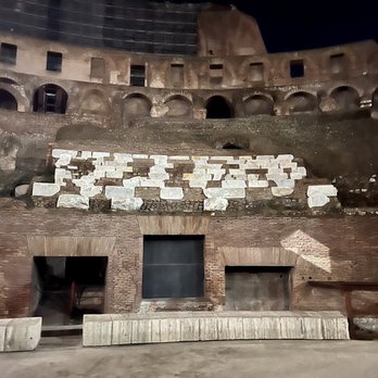 Colosseum - White marble represents what seating looked like - Landmarks & Historical Buildings Near Me - Rome, RM