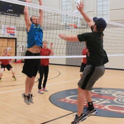 LTS Chicago - What a block!  Indoor Coed Volleyball with LTS Chicago