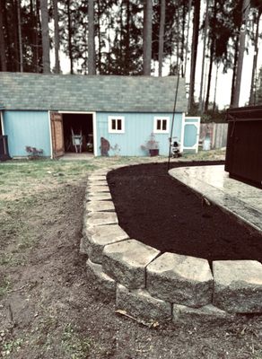 Before and After, Exterior Blocks Revamp - Before and after on a job we did out in Stanwood.
We redid all the blocks and filled it up with fresh dirt — came out clean and solid.
We always make sure everything looks right and is built to last.

Pacific Concrete LLC — quality work every time.