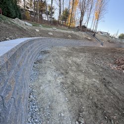 JRD Contracting Services - 200 feet by 4 feet high retaining wall