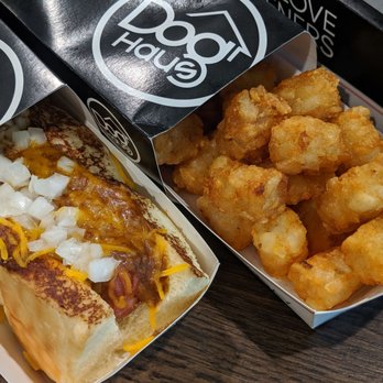 Dog Haus Biergarten - Chili Idol with Tots!! Delicious!! - Burgers Near Me - Arlington, Texas Dog Haus Biergarten - Chili Idol with Tots!! Delicious!! - Burgers Near Me - Arlington, Texas