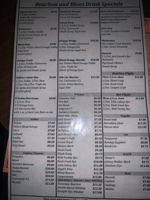 Menu photo 1 Blind Willie's Atlanta, GA