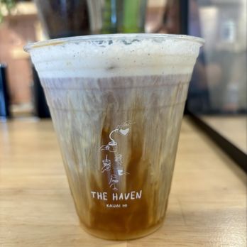 The Haven - latte with cold foam - Coffee & Tea Near Me - Hanalei, Hawaii The Haven - latte with cold foam - Coffee & Tea Near Me - Hanalei, Hawaii