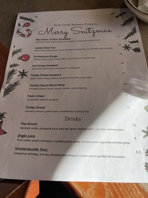 Menu photo 5 Snitz Creek Brewery Annville, PA Menu photo 5 Snitz Creek Brewery Annville, PA