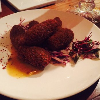 Paper Plane - Smoked avocado croquettes $12. - Cocktail Bars Near Me - San Jose, California Paper Plane - Smoked avocado croquettes $12. - Cocktail Bars Near Me - San Jose, California