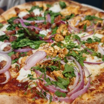 Pizza Nova - Half goat cheese, half BBQ chicken, half flavor - Pizza Near Me - San Diego, California