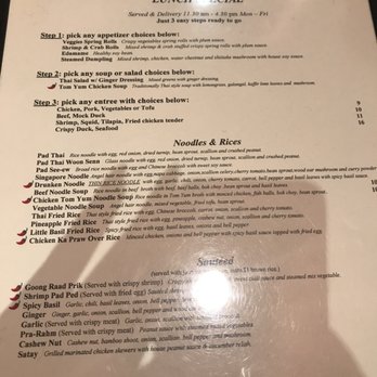 Little Basil - Menu - Thai Near Me - New York, New York