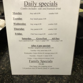 Geno's Italian Deli - Daily specials - Italian Near Me - Bowling Green, Kentucky Geno's Italian Deli - Daily specials - Italian Near Me - Bowling Green, Kentucky