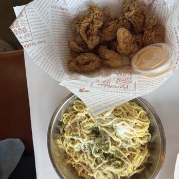 Cajun Crack'n - Garlic Noodle, Fried Oyster Basket - Seafood Near Me - Milpitas, California