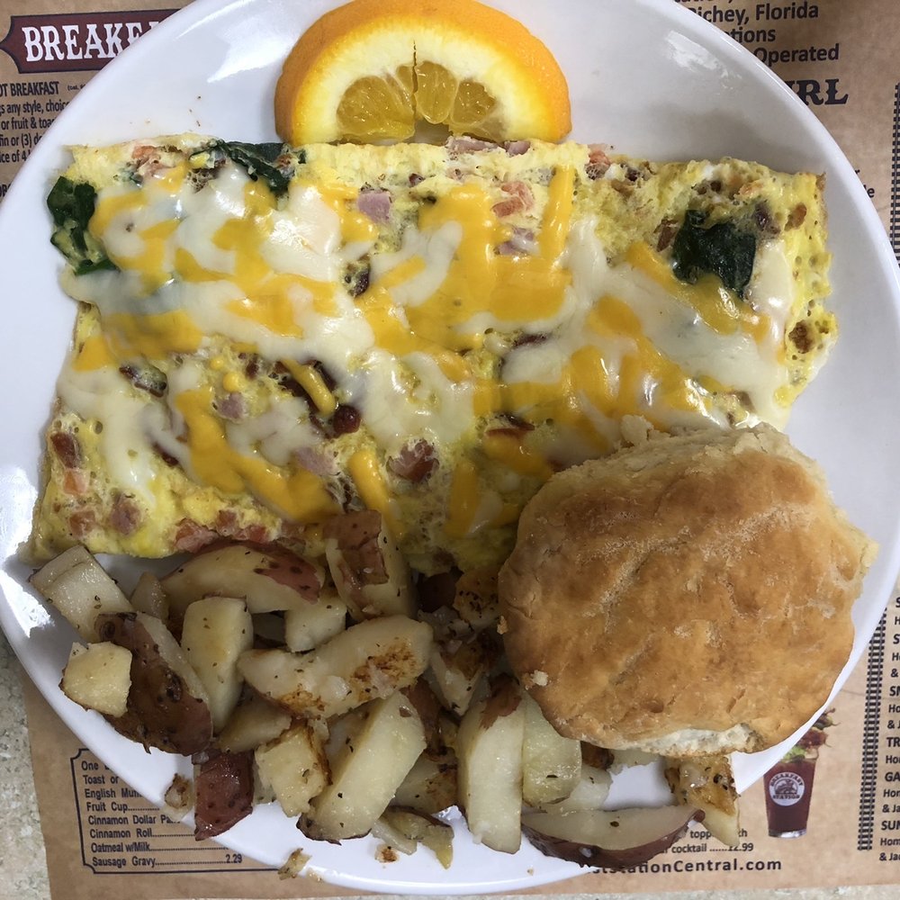 Breakfast Station - City Slicker omelet - Diners Near Me - Crystal River, Florida Breakfast Station - City Slicker omelet - Diners Near Me - Crystal River, Florida