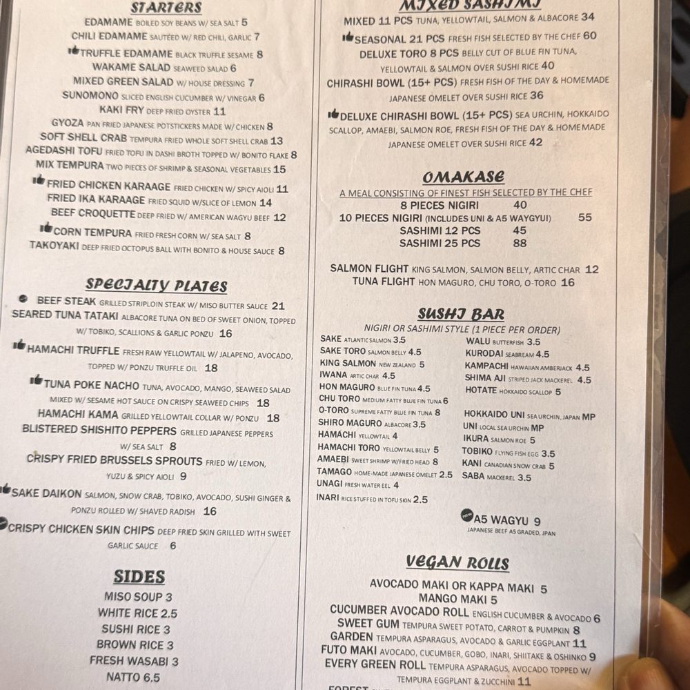 Yoji Sushi House - Menu as of 6/19/26 - Sushi Bars Near Me - San Francisco, California Yoji Sushi House - Menu as of 6/19/26 - Sushi Bars Near Me - San Francisco, California