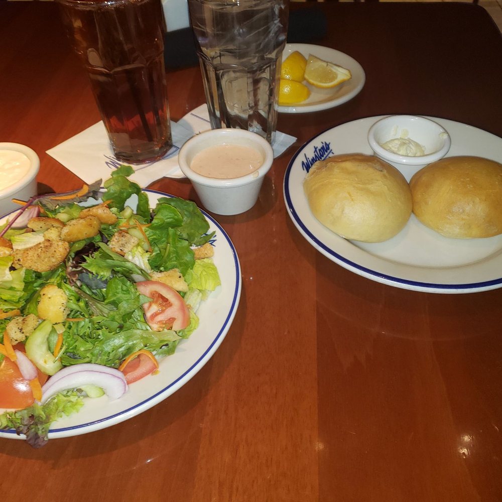 Winston's Grille - Side salad 1K island and blue cheese dressing - American Near Me - Raleigh, North Carolina Winston's Grille - Side salad 1K island and blue cheese dressing - American Near Me - Raleigh, North Carolina