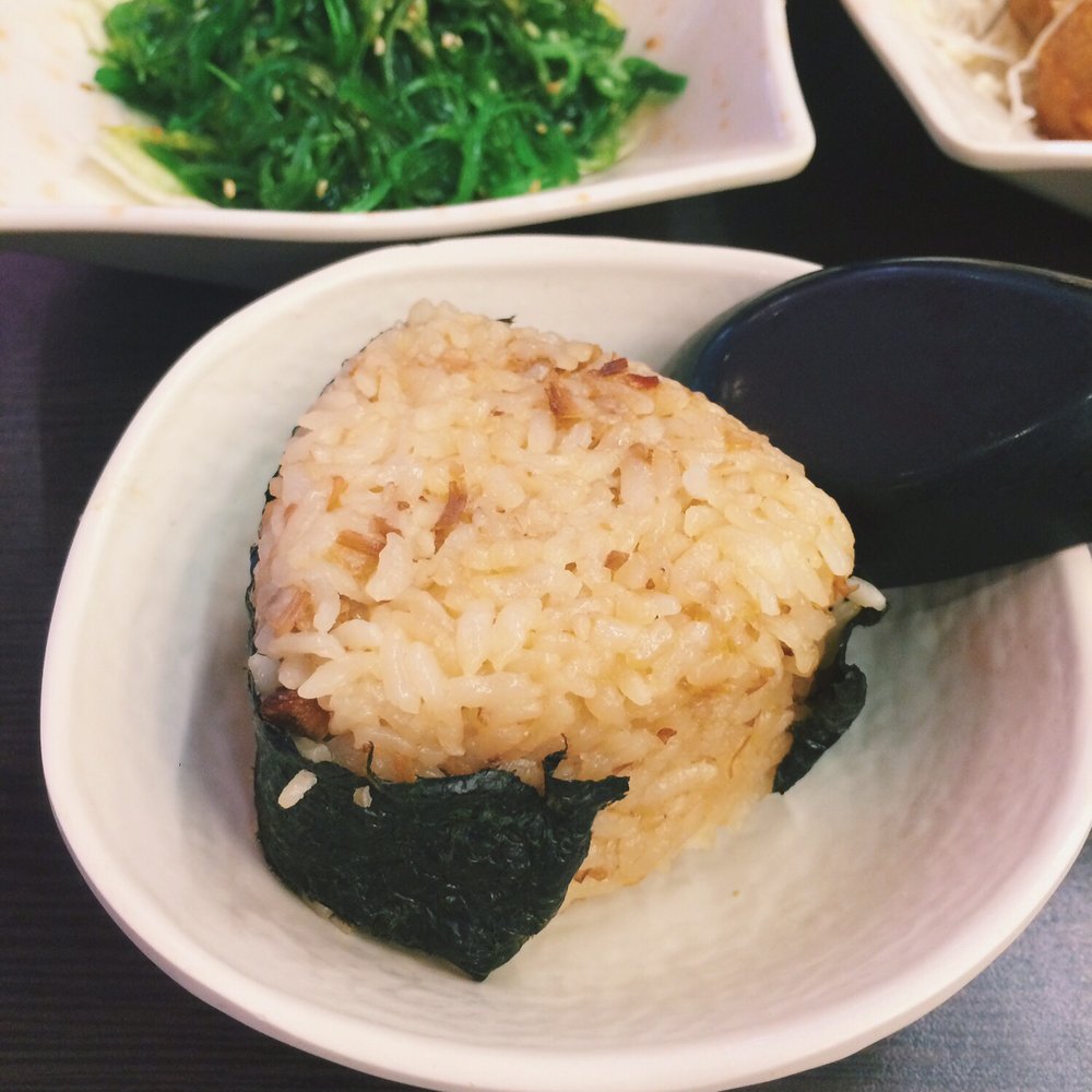 Ajisen Ramen - Pork rice ball that had zero pork in it. - Ramen Near Me - Toronto, Ontario Ajisen Ramen - Pork rice ball that had zero pork in it. - Ramen Near Me - Toronto, Ontario