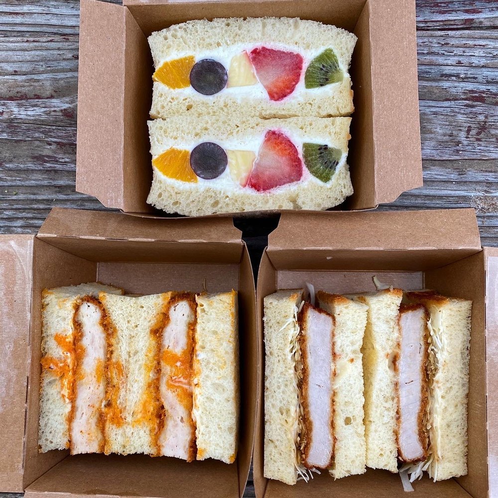 Sandoitchi - Fruit + Cream, Hot Menchi Truffle Chicken Katsu, and Pork Katsu sandos - Japanese Near Me - Dallas, Texas Sandoitchi - Fruit + Cream, Hot Menchi Truffle Chicken Katsu, and Pork Katsu sandos - Japanese Near Me - Dallas, Texas