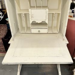 Main Street Vintage Mall - Inside of Victorian Secretary Desk