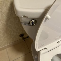 Broken toilet
